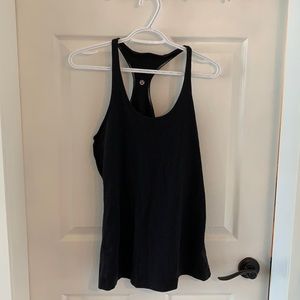 Lululemon Black Reversible Racerback Tank Size 8